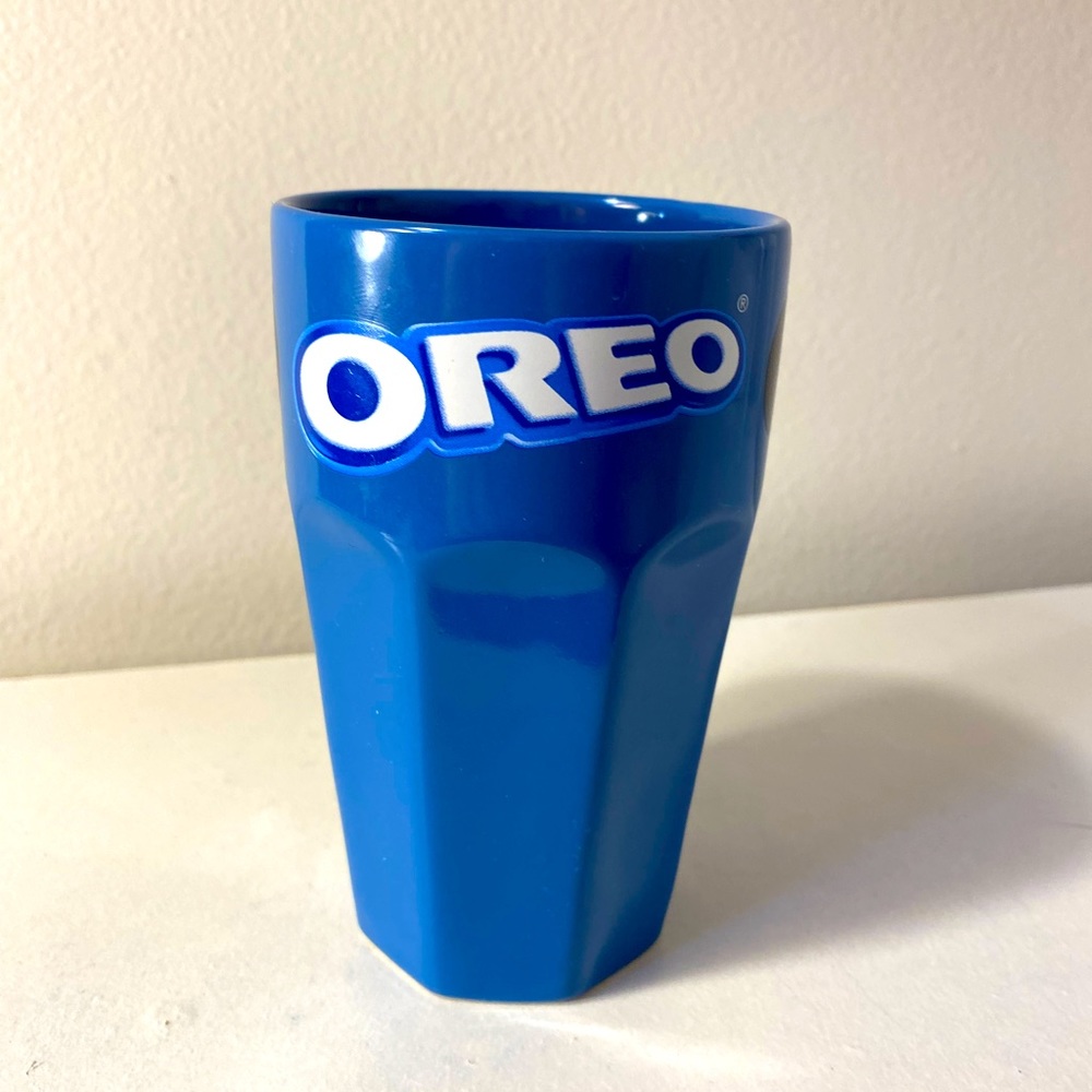 5” Oreo Cookie Blue Ceramic Tumbler